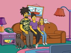 Иллюстрации в стиле Simpsons