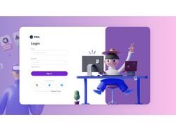 Login page