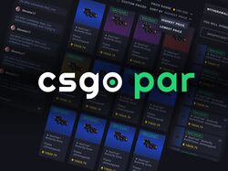 Дизайн игрового сайта — CSGO PAR