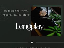 Vinyl online shop redesign