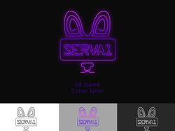 Лого VR-фитнес клуба Serval