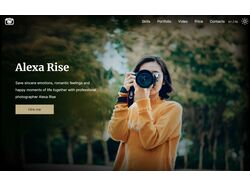 Сайт-портфолио (фотограф)