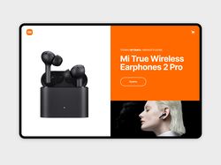 Лендинг для наушников Xiaomi