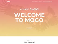 Адаптивная верста сайта "MOGO"