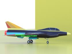 стилизованный детский самолет
