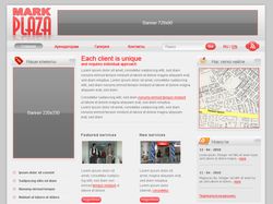 Дизайн сайта для mark-plaza