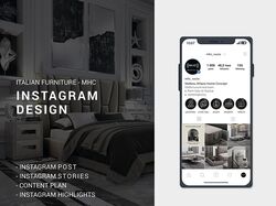 Оформление социальных сетей Instagram