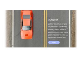 Сайт для автомобиля Tesla Rodster