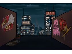 Фон с крыши