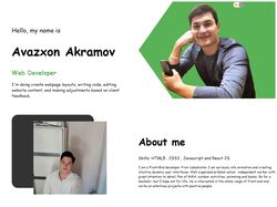 My first portfolio in React JS