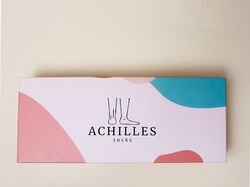 Нейминг, лого и упаковка для Achilles socks