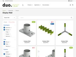 Адаптивная верстка DuoShop - интернет магазина
