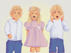 Иллюстрации детских эмоций и движения