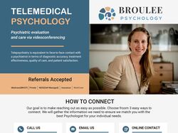 Дизайн флаера Broulee Psychology