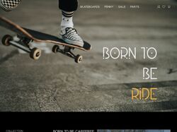Skateboarding store