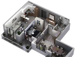 3D планы квартир