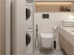 3d visualization bathroom