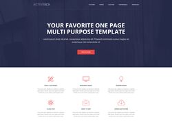 Адаптивная вёрстка лендинга ActiveBox
