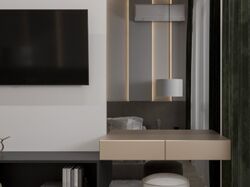 Master bedroom with full house interior