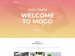 Адаптивная вёрстка лендинга MoGo