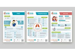 Санитарные плакаты для Viva clinic