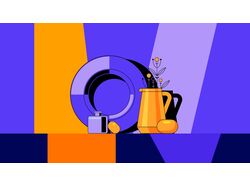 Illustration of still life