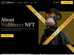Одностраничный NFT проект, PSD в HTML