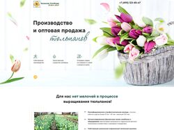 Лендинг Тюльпаны