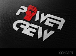 Power crew logo design