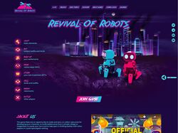 "Revival Of Robots" - лэндинг