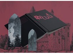 Gothic novel cover design and illustration