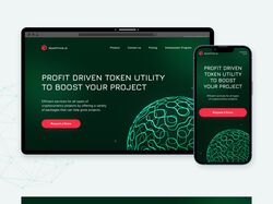 Лендинг для IT-проекта