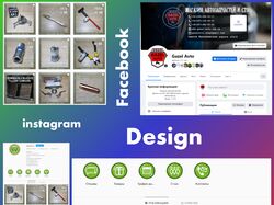 Оформление аккаунта instagram и facebook