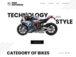 Редизайн сайта BMW Motorrad