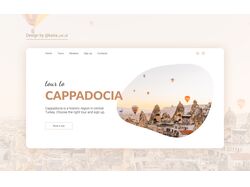 Landing page for tours to Cappadocia