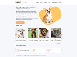 Платформа для поиска животных в приютах Сибири