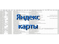 База яндекс карты с контактами организаций