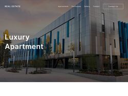 Адаптивная верстка Real Estate