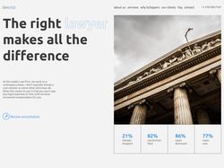 Адаптивная верстка Lawyer