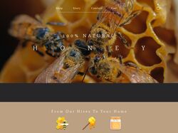 Website for organic honey products
