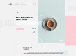 Coffee shop web site design