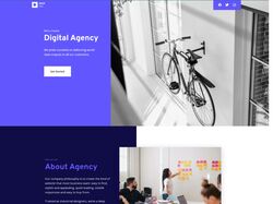 Адаптивная вёрстка LandingPage Digital компании
