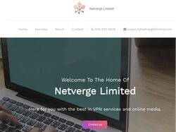 Simple landing page