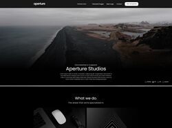 Адаптивная верстка Landing Page  "Aperture"