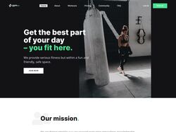 Адаптивная верстка Landing Page "Gymme"