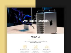 Landing design страницы компании