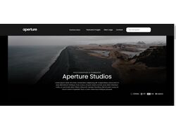 Адаптивная верстка landingPage фото-видео студии