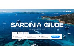 Дизайн сайта для Sardinia Guide
