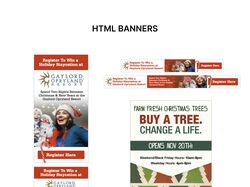 Html banners