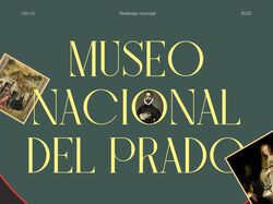 Редизайн сайта для музея Museo Nacional del Prado